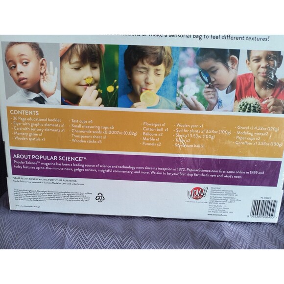 Popular Science 5 Senses Discovery Lab Kit Educational Kids Interactive - Picture 8 of 9